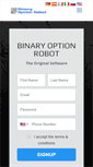 Mobile Screenshot of binary-option-robot.com